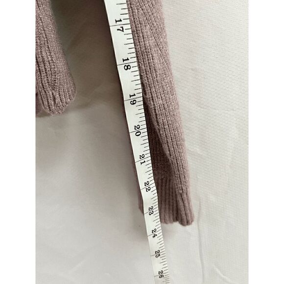 Cyrus Womens Pullover Ribbed Knit Stretchy Casual Sweater Purple Size Medium - Picture 4 of 8